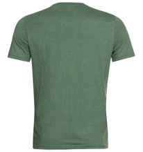 Odlo Hiking/Leisure Tshirt Crew Neck Nikko with Forest Print (50% Cotton, 50% Polyester) Green Men
